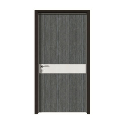 Porta de entrada à prova de som do escritório, portas de entrada de madeira feitas sob encomenda de W900mm