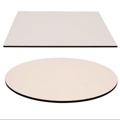 Tampos da mesa brancos da resina fenólico W1220mm HPL do restaurante