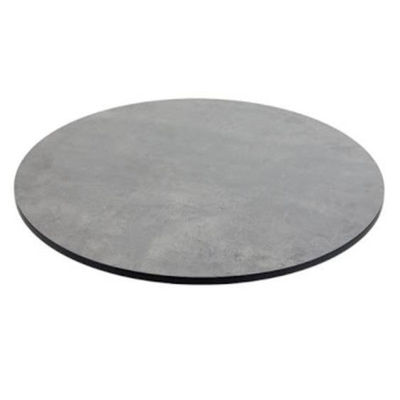 Tampo da mesa estratificado de mármore para a loja, tampo da mesa de W1525mm da estratificação do círculo de T10mm