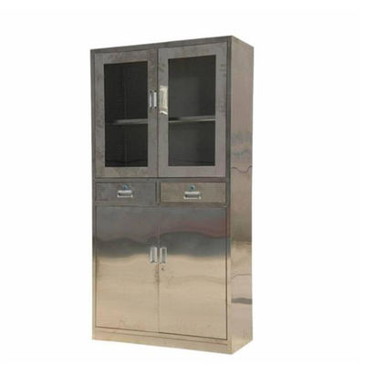 armários de aço inoxidável de 900*450*1800mm, armários do armazenamento do hospital ISO9001