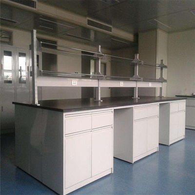Tampo da mesa resistente químico dos laboratórios médicos, mobília do laboratório da universidade de 850mm